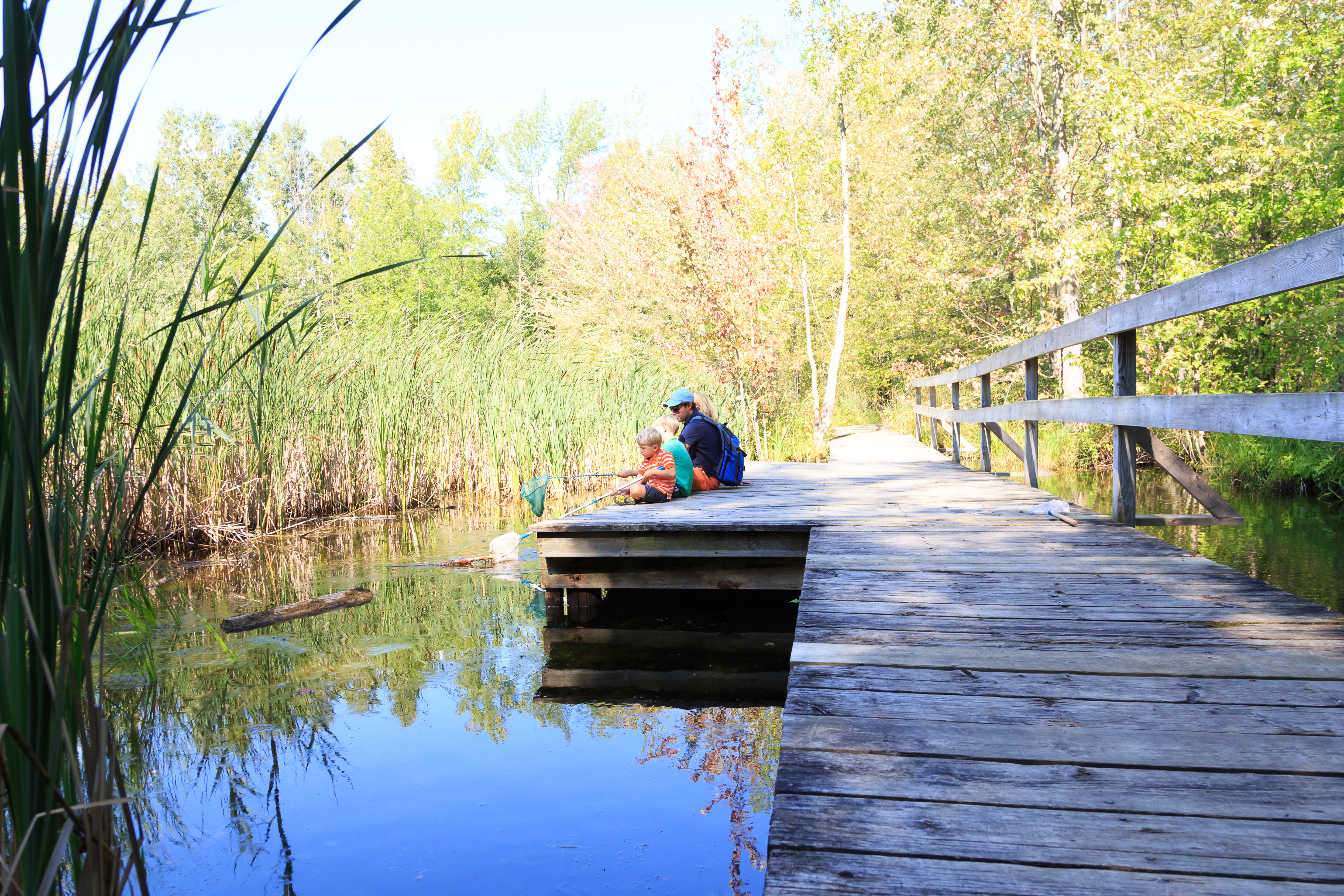 Conservation Area pond provides exceptional fishing opportunities