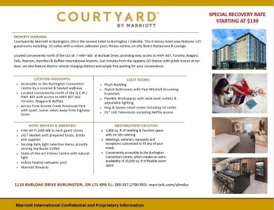 Courtyard by Marriott fact sheet