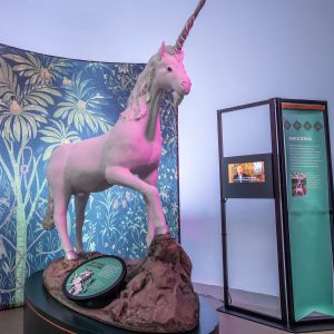 Unicorn from Mythic Creatures exhibit